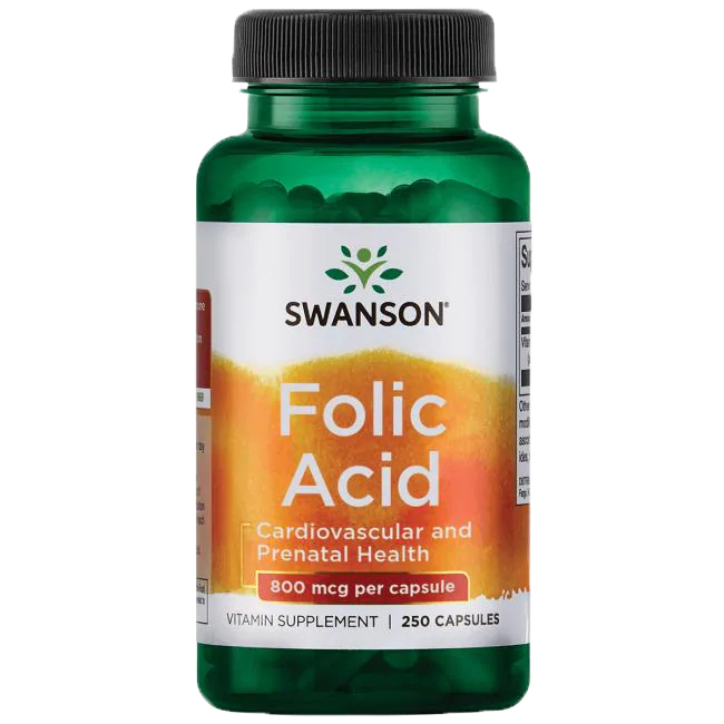 SW Folic Acid 800 MCG 250 Caps